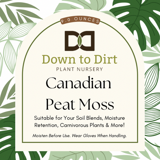 Canadian Peat Moss - OMRI Certified - Soil