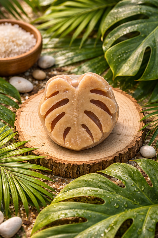 Monstera Leaf Handmade Soap